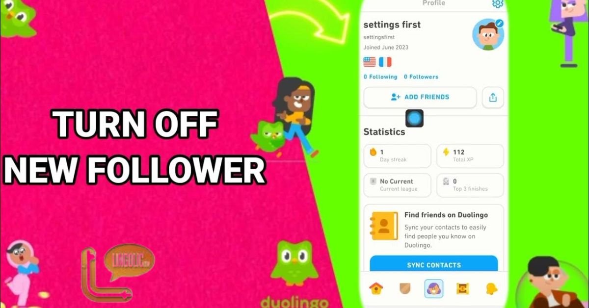 How to Turn Off New Follower on Duolingo